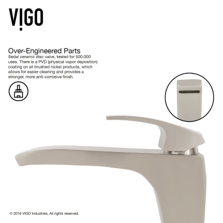 A large image of the Vigo VGT1801 Vigo-VGT1801-Faucet profile view