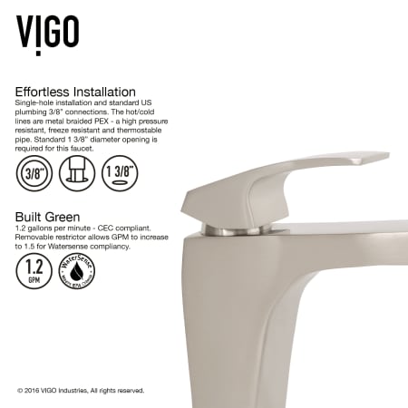 A large image of the Vigo VGT1801 Vigo-VGT1801-Faucet side view