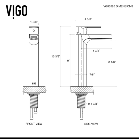 A large image of the Vigo VGT2043 Alternate Image