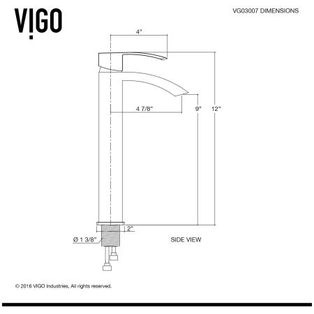 A large image of the Vigo VGT572 Alternate Image