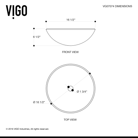A large image of the Vigo VGT895 Vigo-VGT895-Alternative View