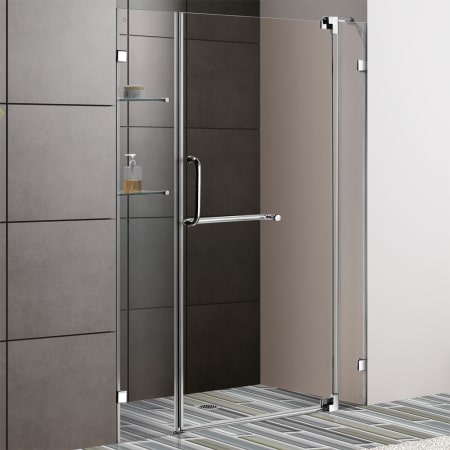 A large image of the Vigo VG6042-48W1 Chrome Door Only