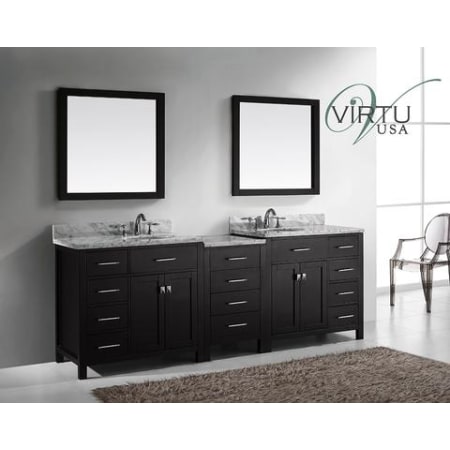 A large image of the Virtu USA MD-2193 Espresso / Round Sink