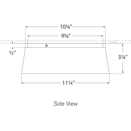 A large image of the Visual Comfort BBL4094 BBL4094 Line Drawing