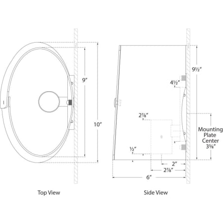 A large image of the Visual Comfort BBL2118 BBL2118 Line Drawing