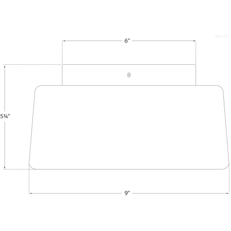 A large image of the Visual Comfort BBL4105 BBL4105 Line Drawing