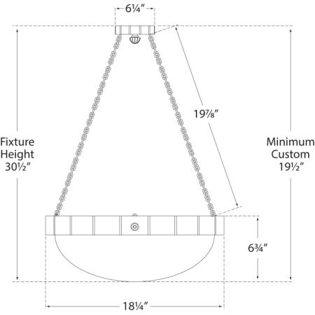 A large image of the Visual Comfort CHC2149 CHC2149 Line Drawing