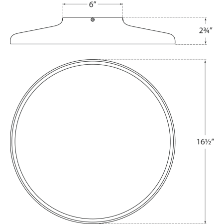 A large image of the Visual Comfort PB4003 PB4003 Line Drawing