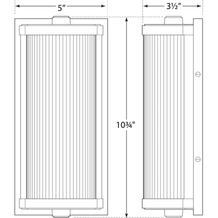 A large image of the Visual Comfort TOB2140FG TOB2140 Line Drawing