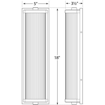 A large image of the Visual Comfort TOB2141FG TOB2141 Line Drawing