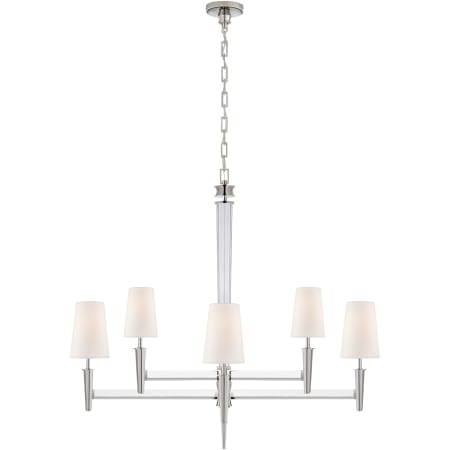 A large image of the Visual Comfort TOB 5943 Polished Nickel / Crystal