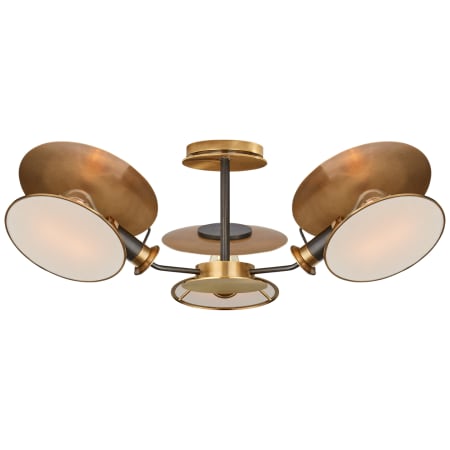 A large image of the Visual Comfort TOB 4290-L Bronze with Antique Brass
