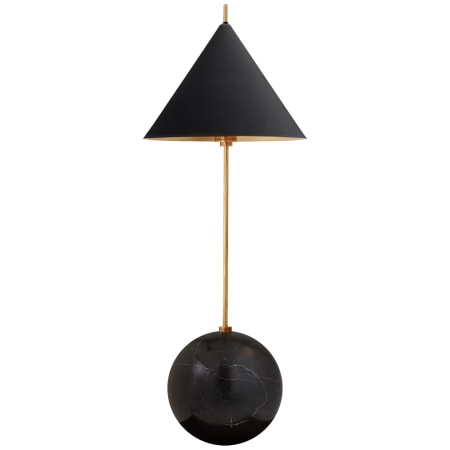 A large image of the Visual Comfort KW3118 Antique Brass / Black