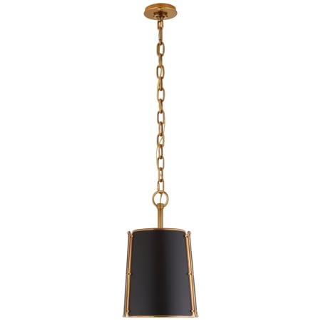 A large image of the Visual Comfort S5645 Hand Rubbed Antique Brass / Black