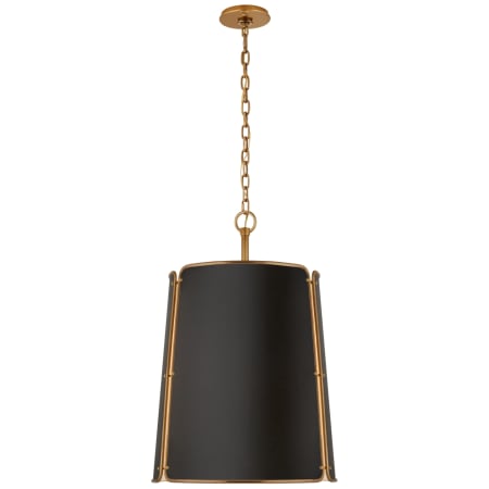 A large image of the Visual Comfort S5646 Hand Rubbed Antique Brass / Black