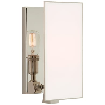 A large image of the Visual Comfort TOB2341 Polished Nickel / White Glass