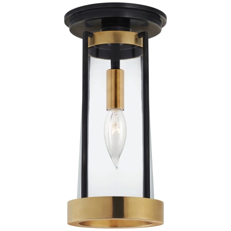 A large image of the Visual Comfort TOB4275 Bronze / Hand Rubbed Antique Brass / Clear Glass