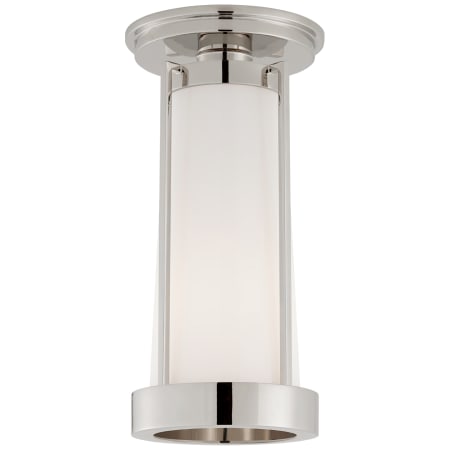 A large image of the Visual Comfort TOB4275 Polished Nickel / White Glass