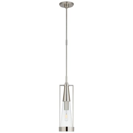 A large image of the Visual Comfort TOB5275 Polished Nickel / Clear Glass
