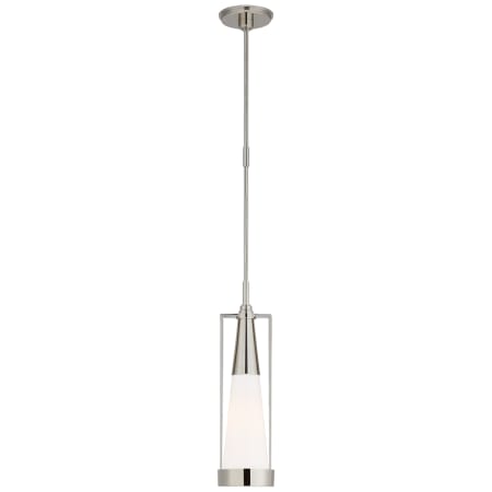 A large image of the Visual Comfort TOB5275 Polished Nickel / White Glass