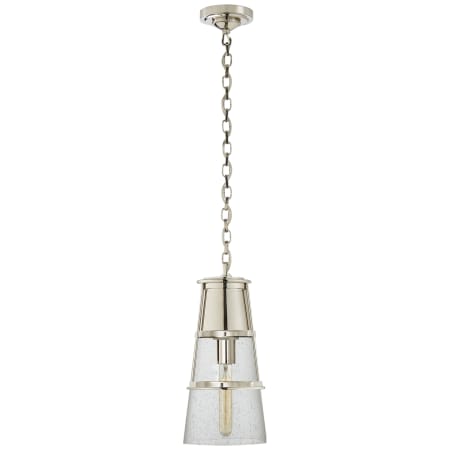 A large image of the Visual Comfort TOB5752 Polished Nickel / Seeded Glass