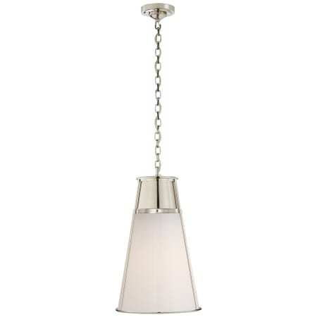 A large image of the Visual Comfort TOB5753 Polished Nickel / White Glass