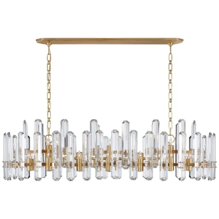 A large image of the Visual Comfort ARN 5127 Hand-Rubbed Antique Brass / Crystal