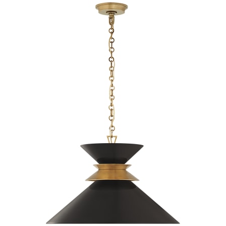 A large image of the Visual Comfort CHC 5245 Antique Burnished Brass / Matte Black