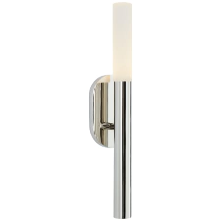 A large image of the Visual Comfort KW 2280-EC Polished Nickel / Etched Crystal