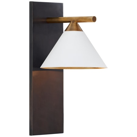 A large image of the Visual Comfort KW2410 Bronze / Antique Burnished Brass / White