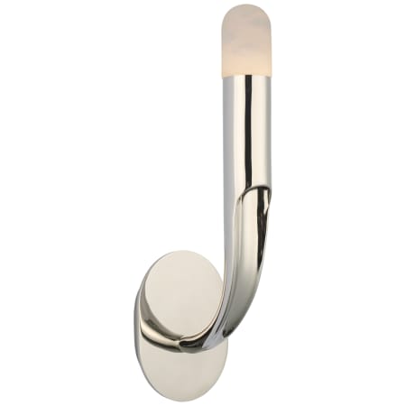 A large image of the Visual Comfort KW2745 Polished Nickel / Alabaster