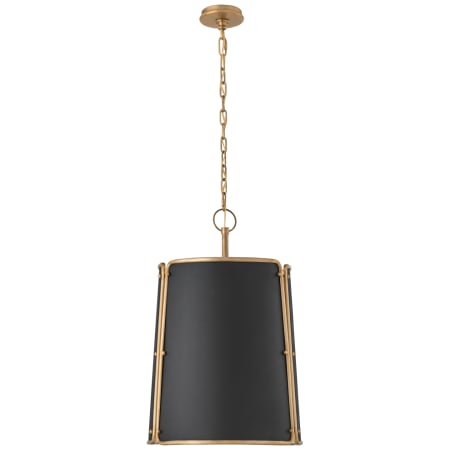 A large image of the Visual Comfort S5647 Hand Rubbed Antique Brass / Black