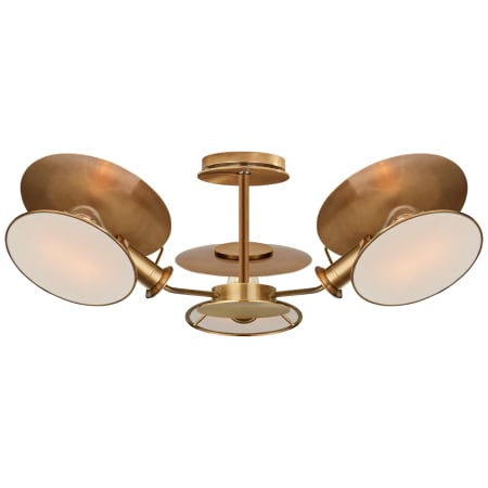 A large image of the Visual Comfort TOB 4290-L Hand-Rubbed Antique Brass