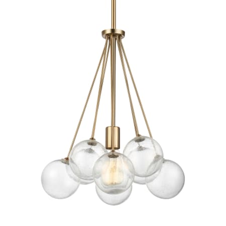 A large image of the Visual Comfort 6514301 Satin Brass