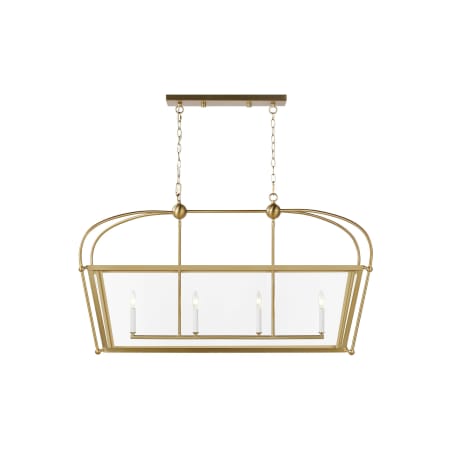 A large image of the Visual Comfort 6691004 Satin Brass