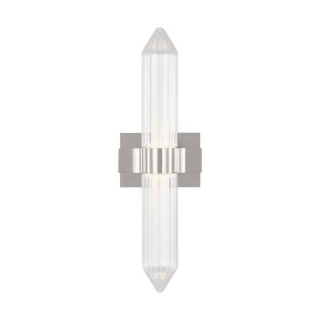 A large image of the Visual Comfort 700BCLGS23-LED927-277 Polished Nickel