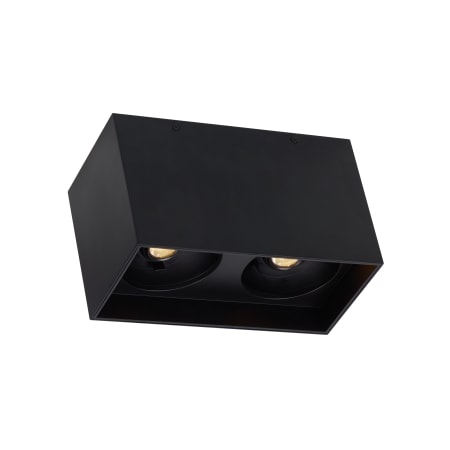A large image of the Visual Comfort 700FMEXOD6-LED927 Matte Black / Black Trim / 20 Beam Spread
