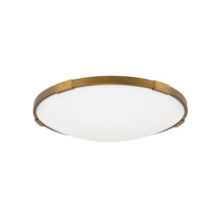 A large image of the Visual Comfort 700FMLNC18-LED9-277 Aged Brass / 2700K