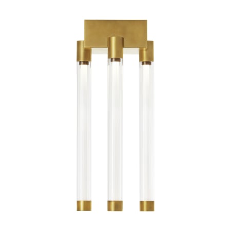 A large image of the Visual Comfort 700FMPHB6-LED927-277 Natural Brass