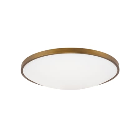 A large image of the Visual Comfort 700FMVNC18-LED9-277 Aged Brass / 3000K