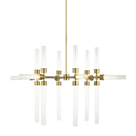 A large image of the Visual Comfort 700LNG18-LED9 Natural Brass / 3000K