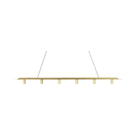 A large image of the Visual Comfort 700LSPNT50-LED930-277 Natural Brass