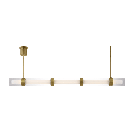 A large image of the Visual Comfort 700LSWIT5-LED9 Aged Brass / 3000K