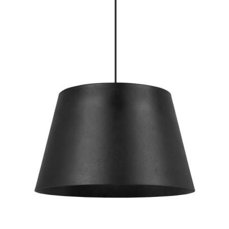 A large image of the Visual Comfort 700TDHNLP Textured Black Shade with Black Finish