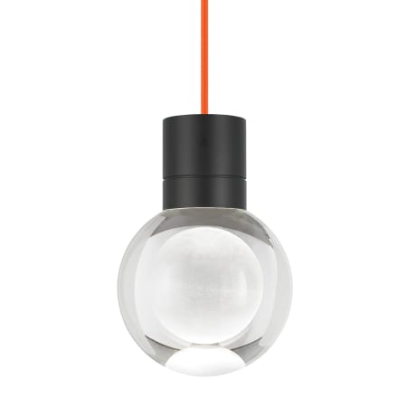 A large image of the Visual Comfort 700TDMINAP1C-LEDWD Black / Orange Cord