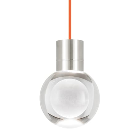 A large image of the Visual Comfort 700TDMINAP1C-LED922 Satin Nickel / Orange Cord