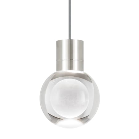 A large image of the Visual Comfort 700TDMINAP1C-LED922 Satin Nickel / Gray Cord