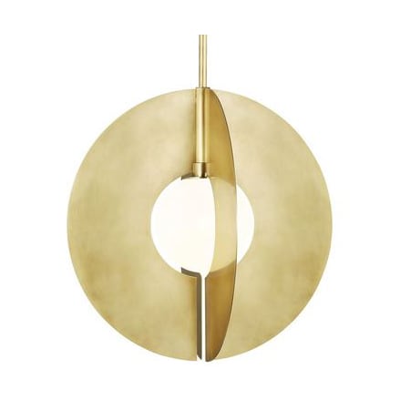 A large image of the Visual Comfort 700TDOBLRG Natural Brass