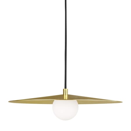 A large image of the Visual Comfort 700TDPRL Aged Brass