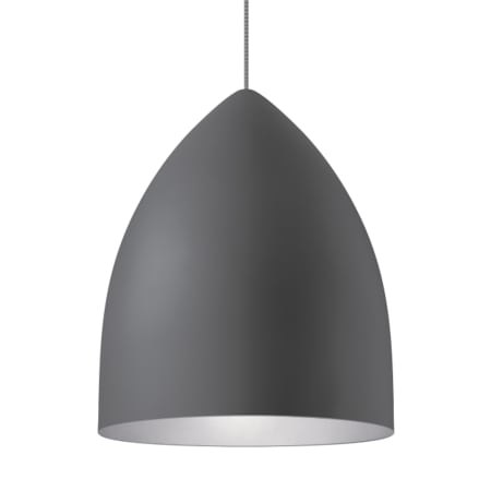 A large image of the Visual Comfort 700TDSIGGP Rubberized Gray / Platinum